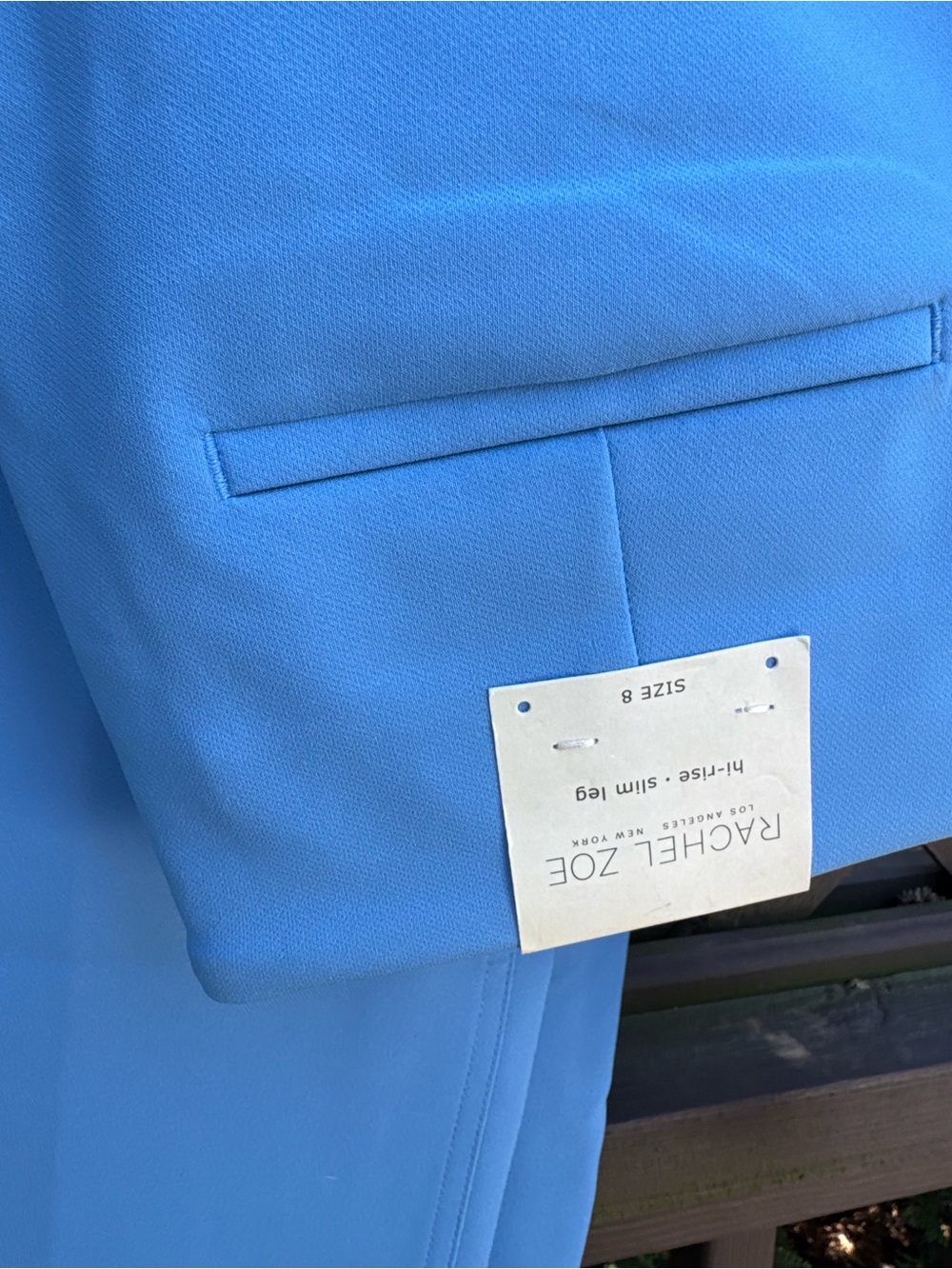Rachel Zoe Sky Blue Tailored Dress Pants - Picture 2 of 4